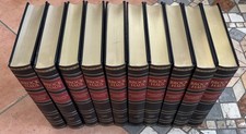 Brockhaus Jahrbücher 1993-2003 11 Bände Exklusivausgabe Cabra-Leder 