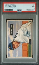 1951 Bowman Alex Kellner PSA 3