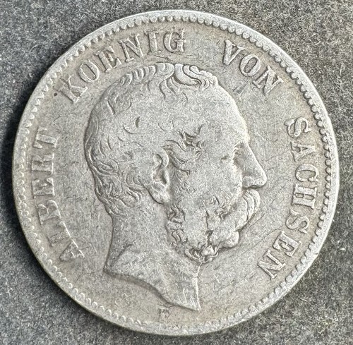 Mark 1876 sachsen george - 1876,