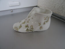 alter Porzellan Kinder Schuh, um 1900, super Zustand, 10cm x 5cm hoch, top