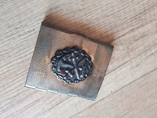 1wk Ww1 Antik Zigarettenetui Visitenkartenetui Kriegsmarine Verwundetenabzeichen