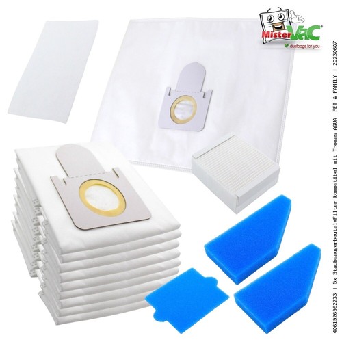 Staubsaugerbeutel filter - 5x,