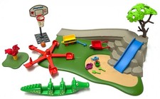 Playmobil * Spielplatz * Karussell Wippe Sandkasten Basketball Korb etc