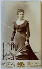 orig. CDV Foto Fotografie Frau