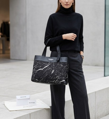 Balenciaga shopper tasche navy - shopper,