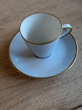 Midcentury Mokka Espresso Sammeltasse Gedeck  Hutschenreuther Eleganz Hellblau