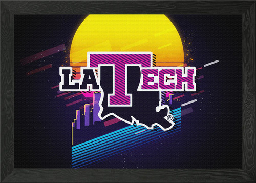 Louisiana tech gerahmtes - louisiana,
