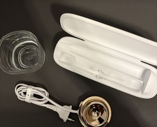 Philips Sonicare DiamondClean Ladeglas + Ladegerät Gold + Reiseetui