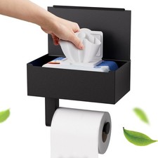 Toilettenpapierhalter Schwarz