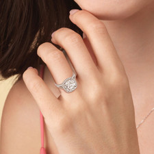 Diamant Gold Ring Kissen