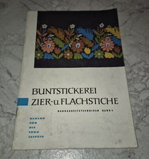 Buntstickerei zier und - zier-,