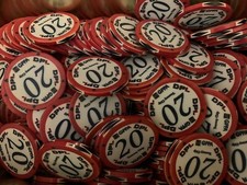 100 Stück pokerchips keramik