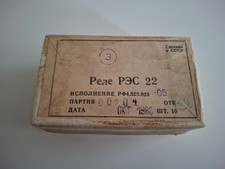 RES22 USSR RUSSIAN RF4.523.023 RELAIS, ingesamt 10 Stück