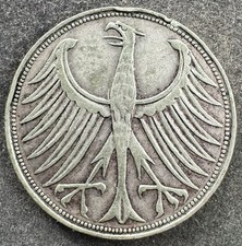 5 Mark 1956 D BRD Silberadler