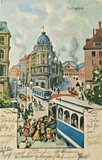 AK München Karlsplatz Tram 1905