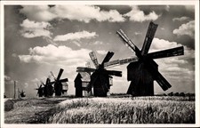 Ak Rumänien, Windmühlen in