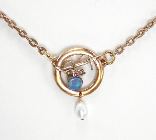 Jugendstil collier kette antik - kette,