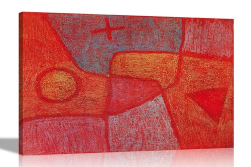 Rot abstrakt von paul klee - rot,