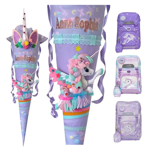 Schultüte passend unicorn - schultüte,