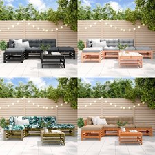Garten-Lounge-Set Massivholz