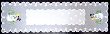 Tischläufer Weihnachten Tischdecke Schneemann Weihnachts Geschenk Größe 120 x 40