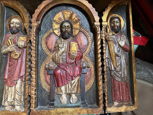 Triptychon relief hausaltar - triptychon,,