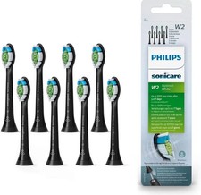 PHILIPS SONICARE W2 OPTIMAL WHITE ZAHNBÜRSTENKÖPFE (8er Pack) SCHWARZ HX6068/13