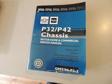 1996 Chevrolet GMC Bus Wohnmobil Chassis P32 P42 Servise repair work shop manual