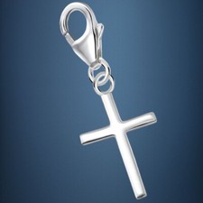 Kreuz Karabiner Charm 925