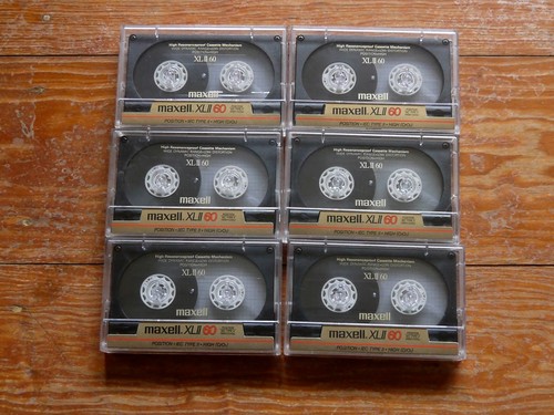 Maxell xl2 c60 neuwertig - 6x, neuwertig,