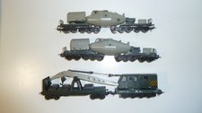Lima 309058 & 309052, H0 DC,  Schwerlastkran und 2 x Torpedopfannenwagen