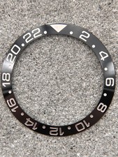#1617 ORIGINAL ROLEX GMT MASTER 2 CERAMIC 116710LN KERAMIK BEZEL INSERT SCHWARZ