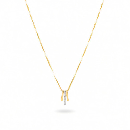 Halskette 585 gelbgold - halskette,