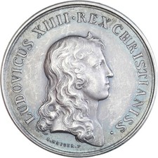 [#1153859] Frankreich, Medaille, Louis XIV, Prise de la Capelle, History, 1656, 