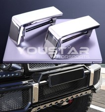  2 X NEU EDELSTAHL Stoßstangenkappen für Mercedes G Klasse W463 G63 Del Guard