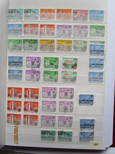 Ungarn briefmarken sammlg t9 - briefmarken-sammlg.,