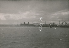 Foto WK2  Norwegen Stavanger Fjord Wohnschiff Frachtschiffe usw. X196