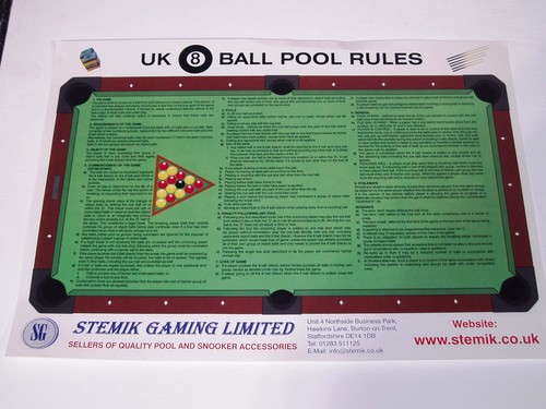 Offizielle poolregeln - poolregeln, (sg126)