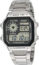 Casio World Time LCD Watch