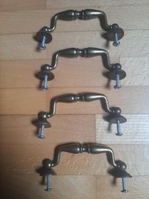 4er Set Möbelgriffe Schubladen Griff Vintage  Lochabstand ca 10, Griff ca. 7 cm