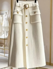 Damenrock Midi Strickrock