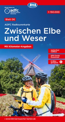 Adfc radtourenkarte zwischen - adfc-radtourenkarte,