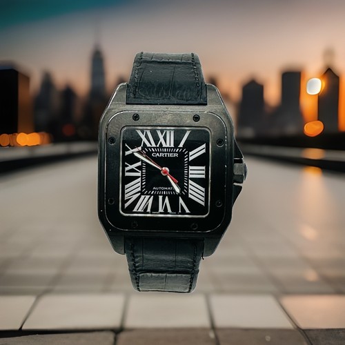 Cartier santos 100 herrenuhr - cartier,