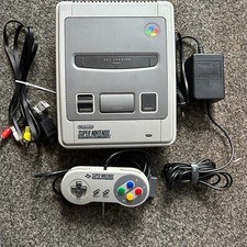 Super Nintendo SNES Konsole One Chip 1-Chip mit Controller PAL GRAU