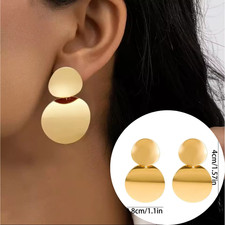 Gold Silber Ohrringe