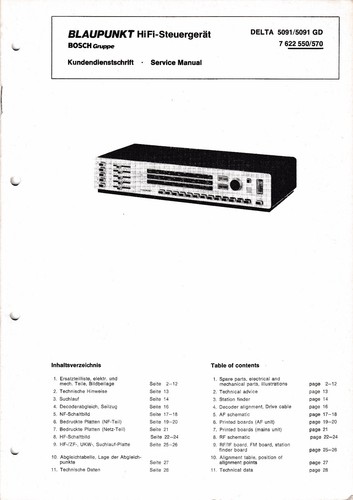 Service manual anleitung - service, für
