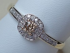 Champagner brillant ring aus - champagner,
