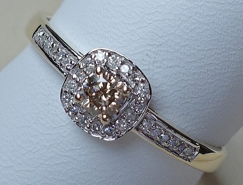 Champagner brillant ring aus - ring,