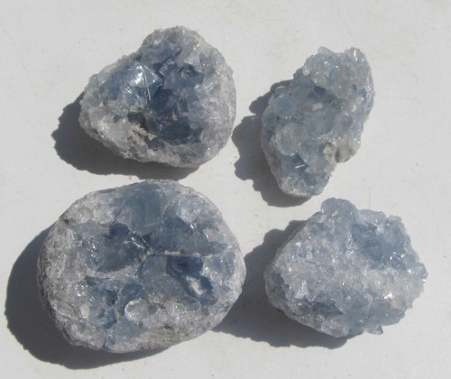 Coelestin druse mineral - coelestin,