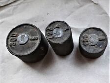 3 Gewichte für Tafelwaage uralt 100, 125 u. 200 Gramm Küchenwaage, Waage